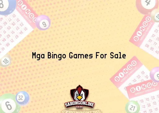 Bingo Games For Sale