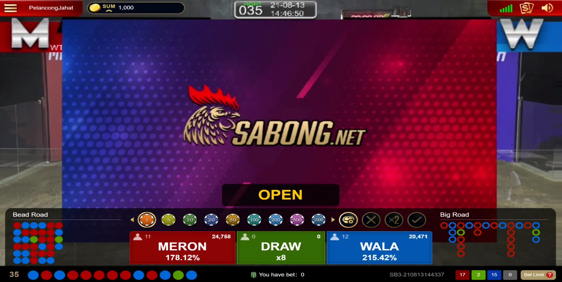 How to Play Sabong International