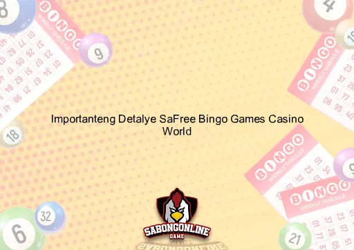 Free Bingo Games Casino World
