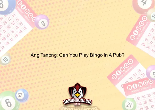 Can You Play Bingo In A Pub