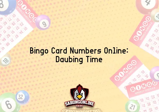 Bingo Card Numbers Online