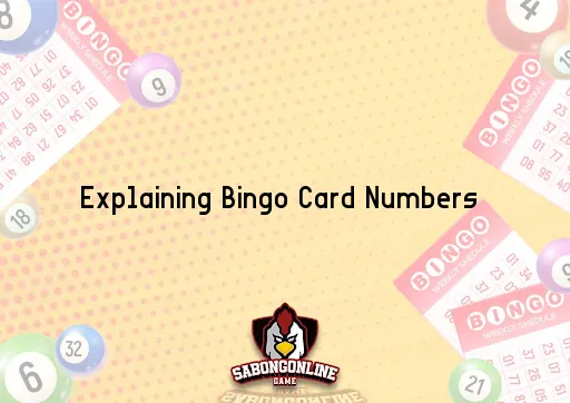 Bingo Card Numbers
