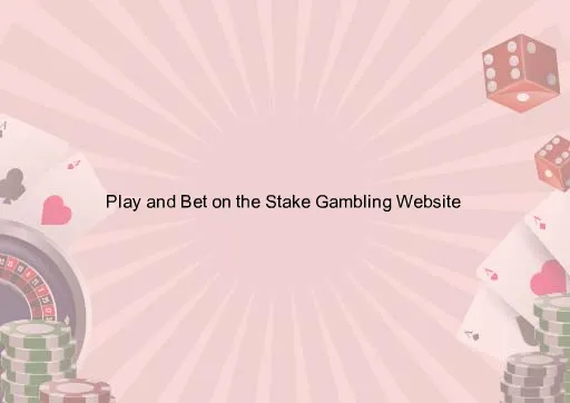 Play and Bet on the Stake Gambling Website 