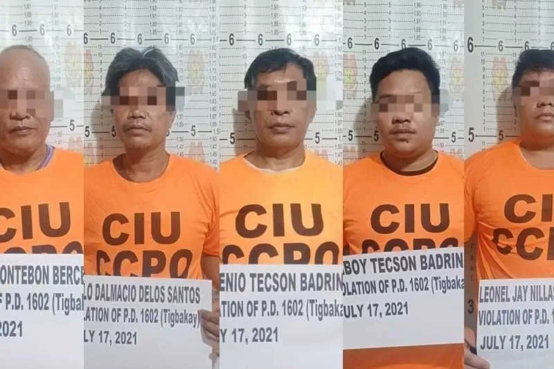 Retired cop, 7 others arrested in 'tigbakay'
