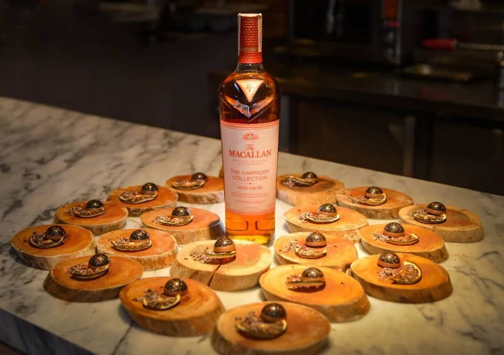 Elevating dining experience with whiskey and chocolate