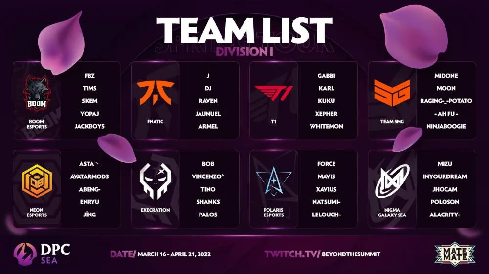 All eyes on Boom Esports as DPC SEA Spring Tour kicks off