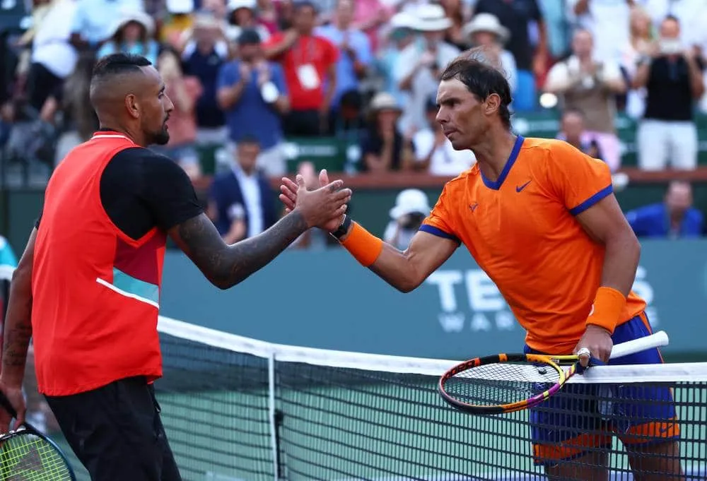 Nadal holds off Kyrgios to stay unbeaten in 2022