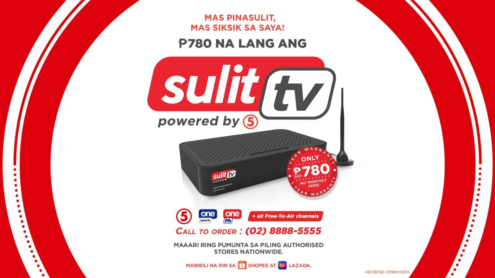 Watch high-definition programs in the new SULIT TV digital box