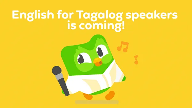 Language app Duolingo launches the “English for the Tagalog Speakers Course"