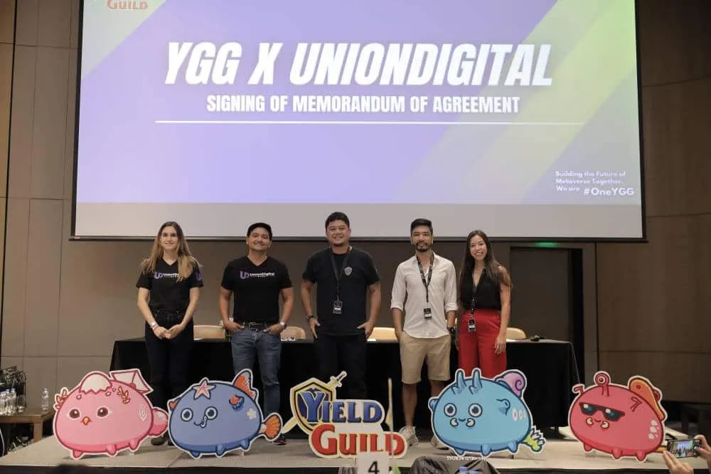 UnionDigital Bank partners with Yield Guild Games