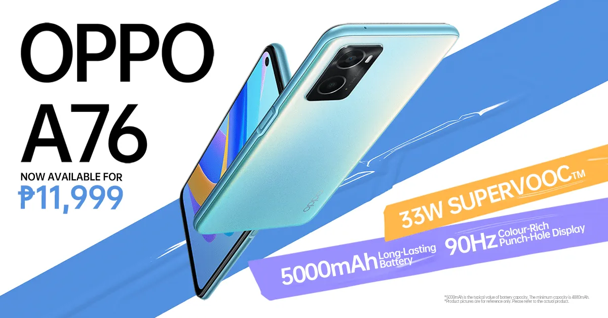 Effortless productivity and gaming experience with the OPPO A76