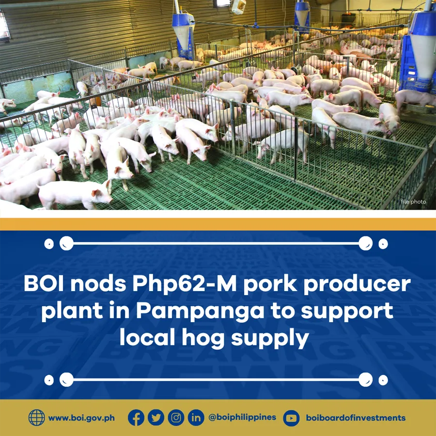 BOI approves P62-M hog project