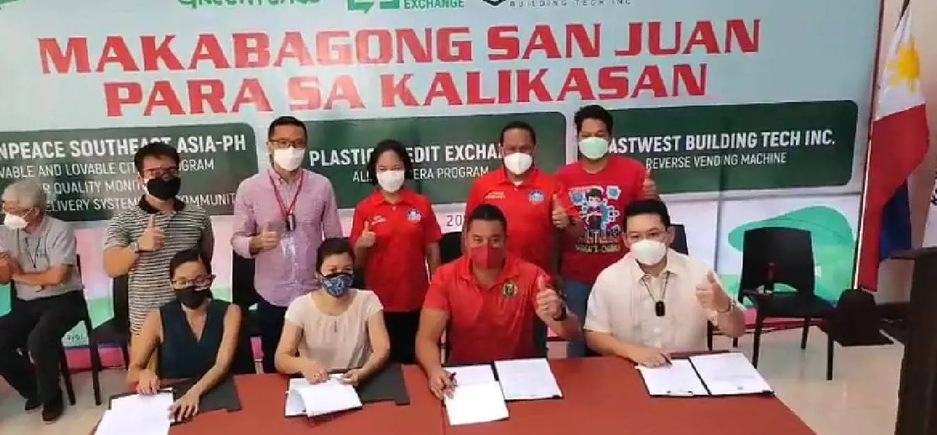 San Juan signs environmental MOAs, launches PH's first reverse vending machine