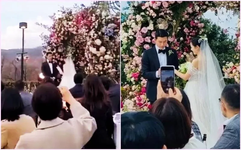 Video shows Son Ye-jin, Hyun Bin exchanging sweet messages at their wedding