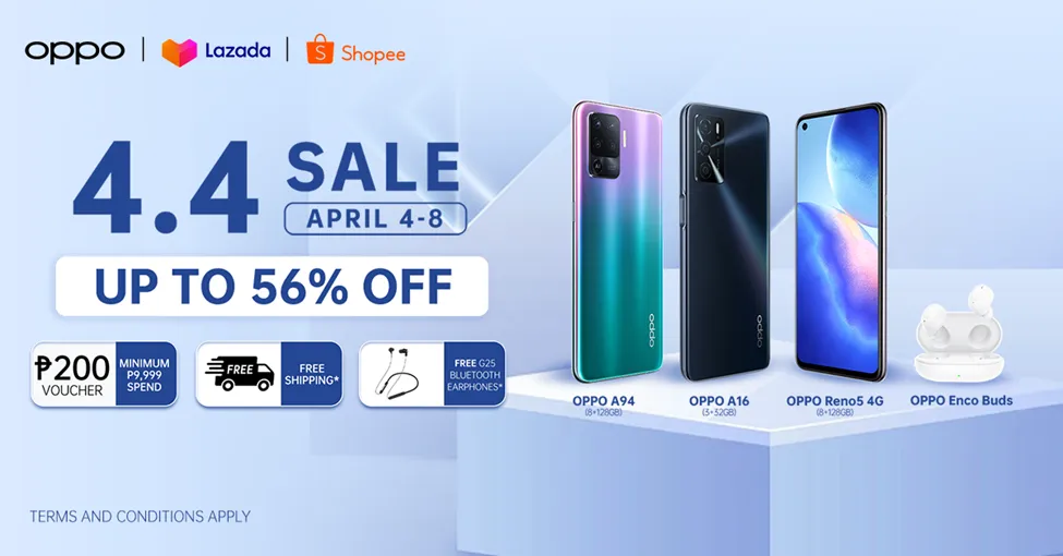 OPPO launches 4.4 Super Brand Day Sale