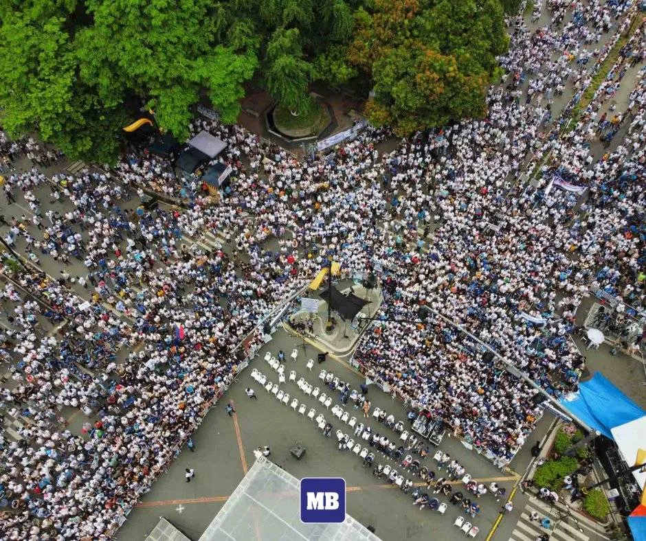Team Isko holds campaign rally at the corner of Kalaw, Orosa Sts. in Manila