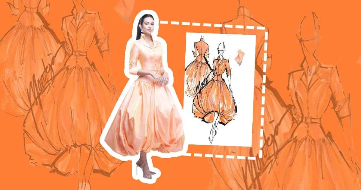 Here’s the story behind Celeste Cortesi’s winning arrival look
