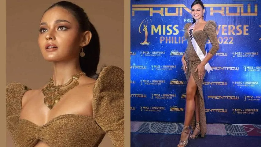 Pauline Amelinckx channels her inner goddess with her arrival look