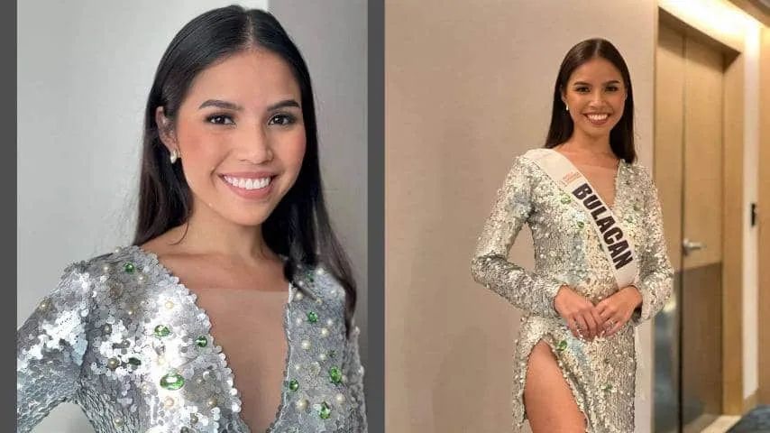 Miss Universe Philippines Bulacan 2022 Aidyl Sanchez shines wearing a Hollywood-inspired look