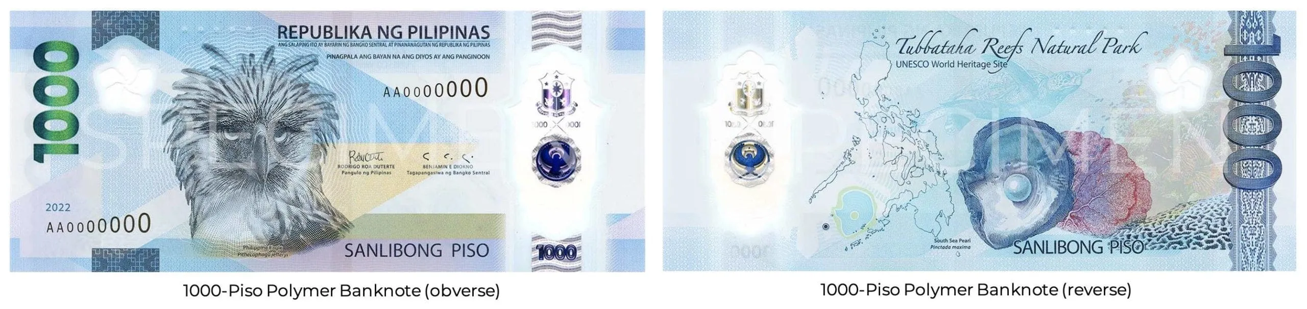 Polymer banknotes are out today