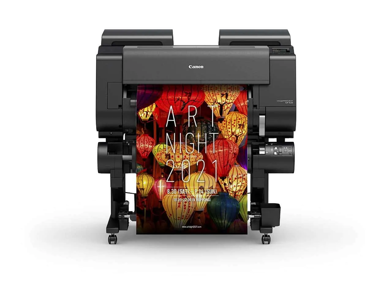 Canon launches large format printers with Aqueous Pigment Fluorescent Ink and new Poster Artist Web Application