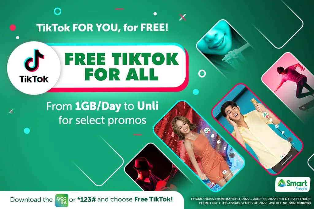 Smart unveils FREE TikTok For All with prepaid promos￼