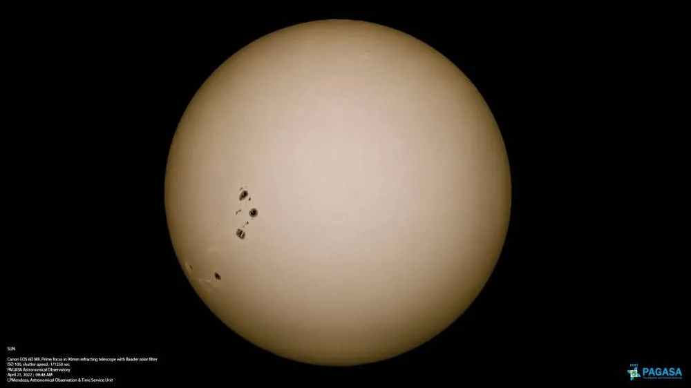 Sun about to enter ‘Solar Maximum’ phase; large sunspot groups seen – PAGASA