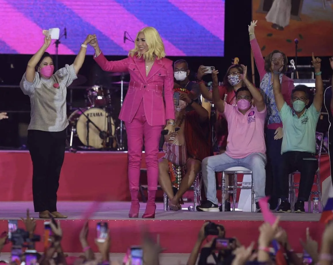 ‘Siya ang totoo’: Robredo gets backing of Vice Ganda, other celebs in her star-studded birthday rally