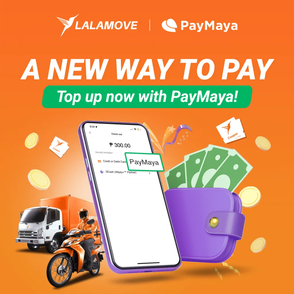 A new way to pay: Lalamove, PayMaya tie up for new top-up option