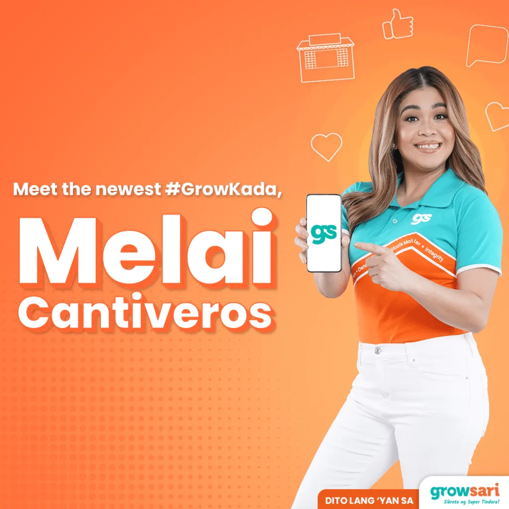Actress-comedienne Melai Cantiveros partners with multi-million dollar startup, GrowSari to empower sari-sari stores in PH