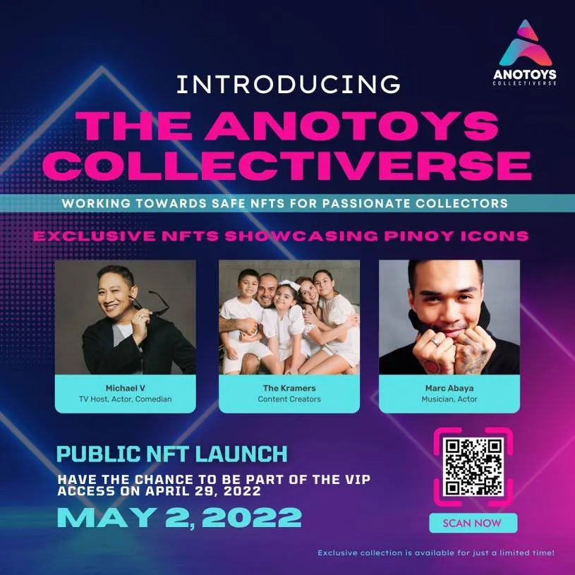 A Collectiverse of Stars: Pinoy icons showcase their NFTs in AnotoysCollectiverse’s VIP launch