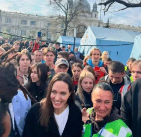 Angelina Jolie makes surprise visit to Ukraine