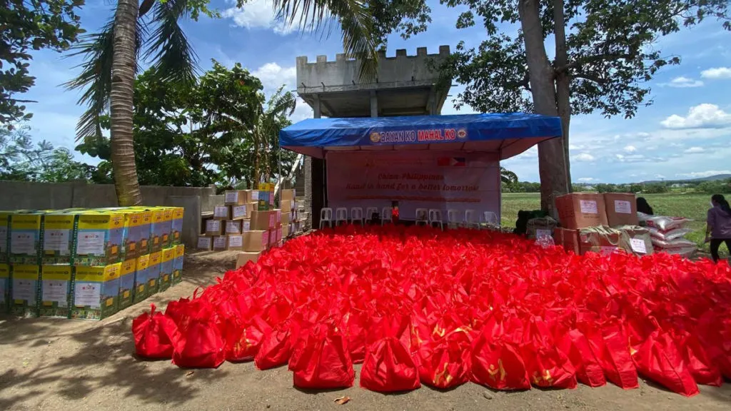 Chinese Embassy Manila delivers essential supplies to Nasugbu Farmers and Fisherfolks Federation