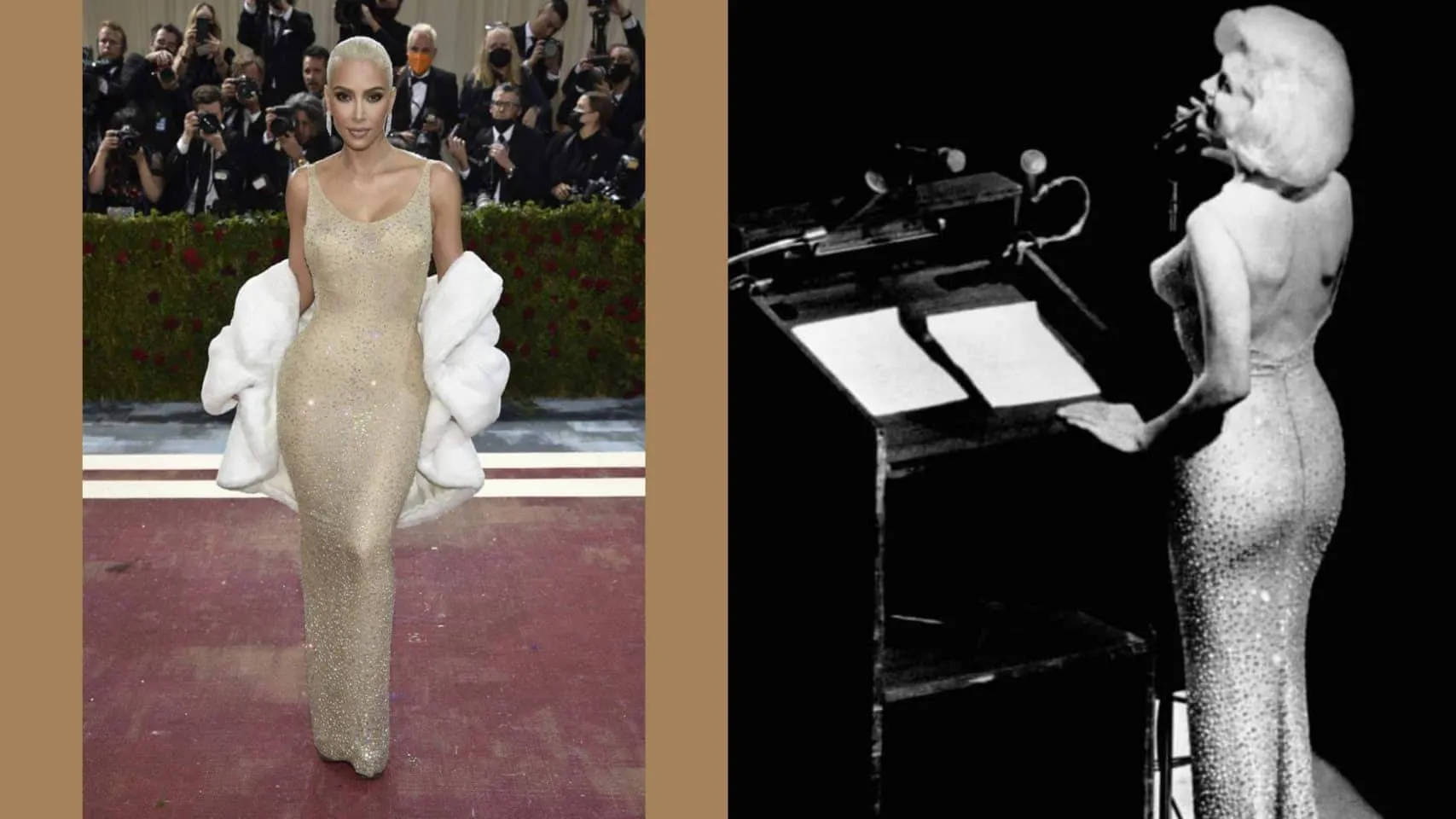 Kim Kardashian dons Marilyn Monroe’s 1962 dress at Met Gala 2022
