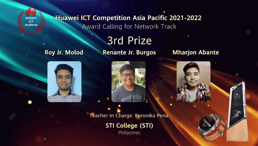 STI College wins at the Huawei ICT Competition Asia Pacific Regionals